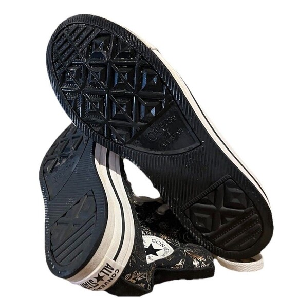 Converse Chuck Taylor All Star Eva Lift Butterfly Shine Sneaker Women 8 High Top - Picture 5 of 5